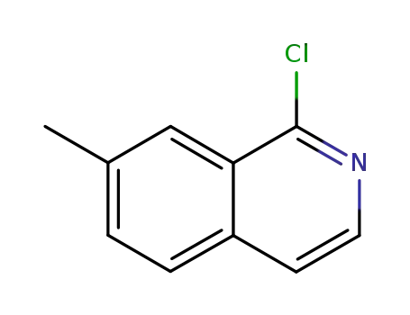 Molecular Structure of 24188-80-5 (1-Chloro-7-methylisoquinoline)
