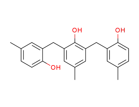 Molecular Structure of 1620-68-4 (2,6-BIS[(2-HYDROXY-5-METHYLPHENYL)METHYL]-4-METHYLPHENOL)