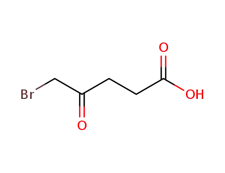 Molecular Structure of 14594-23-1 (Pentanoic acid, 5-bromo-4-oxo-)