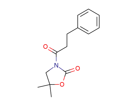 3-(3'-phenylpropionyl)-5,5-dimethyloxazolidin-2-one