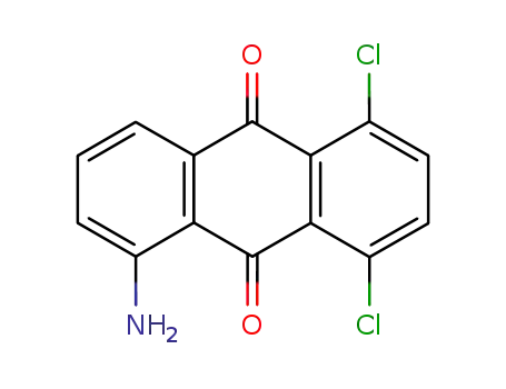 Molecular Structure of 3223-94-7 (5-amino-1,4-dichloroanthraquinone)