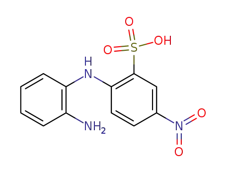 2-(2-amino-anilino)-5-nitro-benzenesulfonic acid