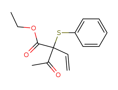 ethyl 2-acetyl-2-phenylthiobut-3-enoate