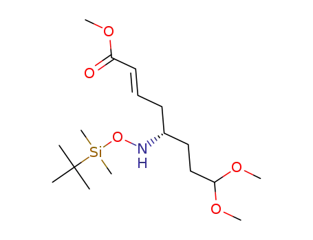 (S,E)-methyl 5-(((tert-butyldimethylsilyl)oxy)amino)-8,8-dimethoxyoct-2-enoate