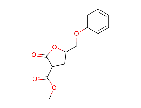 methyl 5-phenoxymethyl-2-oxooxolane-3-carboxylate