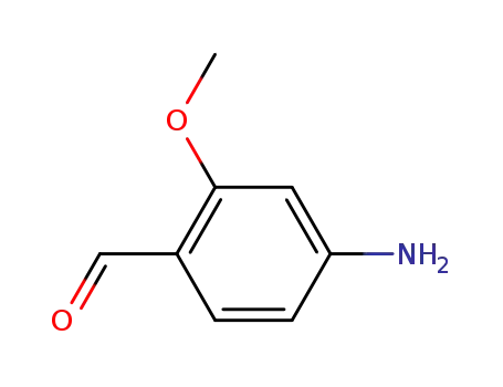 Molecular Structure of 1196-65-2 (Benzaldehyde, 4-amino-2-methoxy-)