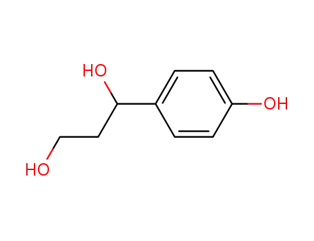 Molecular Structure of 22805-46-5 (1-(4-hydroxyphenyl)-1,3-propanediol)