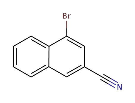 Molecular Structure of 496835-91-7 (4-Bromonaphthalene-2-carbonitrile)