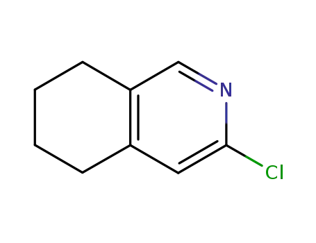 Molecular Structure of 875249-27-7 (3-CHLORO-5,6,7,8-TETRAHYDROISOQUINOLINE)