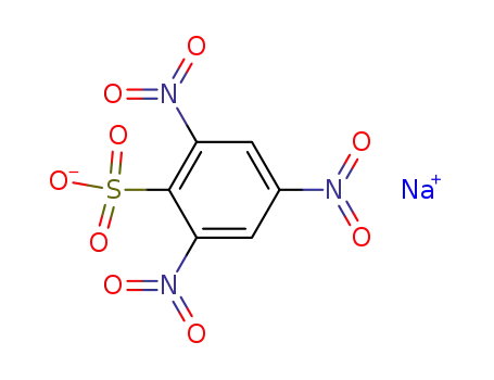 Molecular Structure of 5400-70-4 (2,4,6-TRINITROBENZENESULFONIC ACID SODIUM SALT)