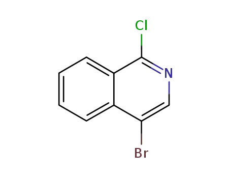 Molecular Structure of 66728-98-1 (4-Bromo-1-chloroisoquinoline)