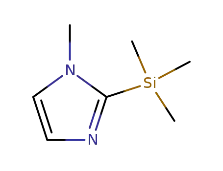 Molecular Structure of 35342-89-3 (1-METHYL-2-(TRIMETHYLSILYL) IMIDAZOLE)