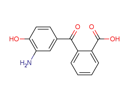 Molecular Structure of 41378-34-1 (2-(3-amino-4-hydroxybenzoyl)benzoic acid)