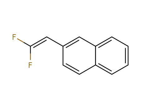 Molecular Structure of 131581-40-3 (1,1-difluoro-2-(2-naphthyl)ethene)