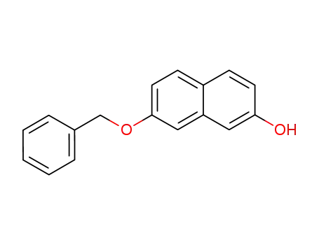Molecular Structure of 118495-07-1 (7-(BENZYLOXY)-2-NAPHTHOL)