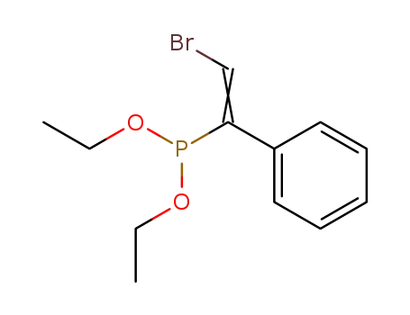 diethyl ester of 2-bromo-1-phenylethenylphosphonous acid