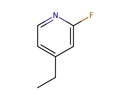 Molecular Structure of 111887-68-4 (Pyridine, 4-ethyl-2-fluoro- (9CI))