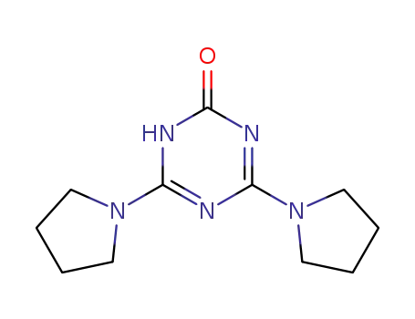 Molecular Structure of 37059-43-1 (4,6-DIPYRROLIDIN-1-YL-1,3,5-TRIAZIN-2-OL)
