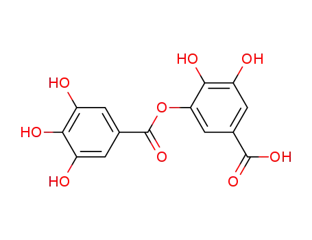 Molecular Structure of 536-08-3 (DIGALLIC ACID)
