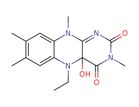 5-ethyl-4<sup>a</sup>-hydroxy-3-methyl-4<sup>a</sup>,5-dihydrolumiflavin pseudobase