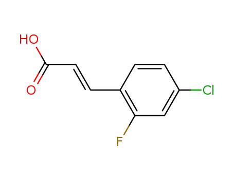 (2E)-3-(4-Chloro-2-fluorophenyl)acrylic acid