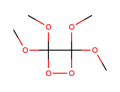 Molecular Structure of 28793-21-7 (1,2-Dioxetane, 3,3,4,4-tetramethoxy-)