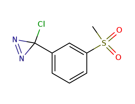 (m-(methylsulfonyl)phenyl)chlorodiazirine