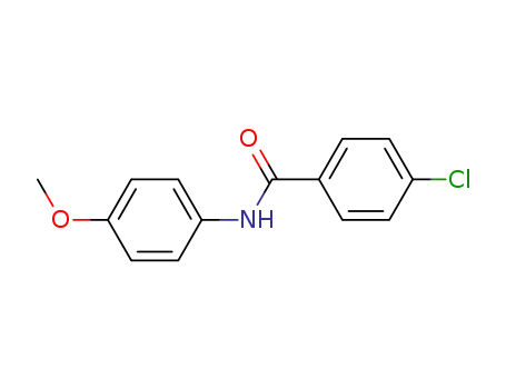 Molecular Structure of 4018-82-0 (4-Chloro-N-(4-Methoxyphenyl)benzaMide, 97%)