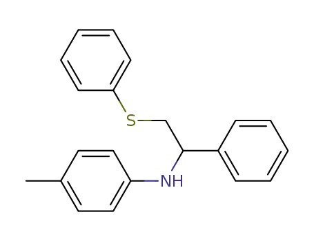 Benzenemethanamine, N-(4-methylphenyl)-a-[(phenylthio)methyl]-