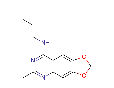 butyl-(6-methyl-[1,3]dioxolo[4,5-<i>g</i>]quinazolin-8-yl)-amine