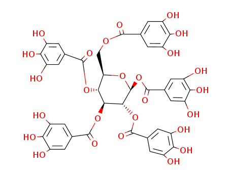 [(2r,3r,4s,5r,6s)-3,4,5,6-tetrakis[(3,4,5-trihydroxybenzoyl)oxy]oxan-2-yl]methyl 3,4,5-trihydroxybenzoate