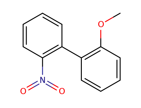 Molecular Structure of 6460-92-0 (1,1'-Biphenyl, 2-methoxy-2'-nitro-)