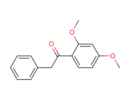 Molecular Structure of 76246-93-0 (Ethanone, 1-(2,4-dimethoxyphenyl)-2-phenyl-)