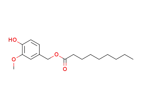 Molecular Structure of 131119-10-3 (Syntheticcapsiate(Vanillylnonanoate))