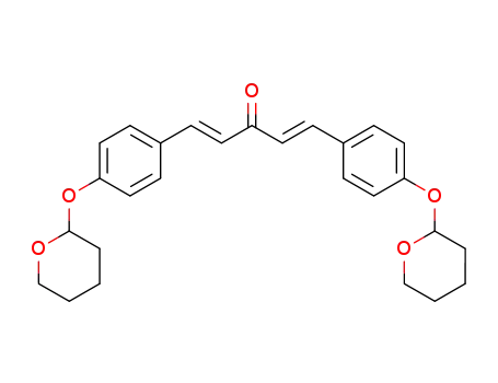 (1E,4E)-1,5-bis[4-(tetrahydro-2H-pyran-2-yloxy)phenyl]penta-1,4-dien-3-one