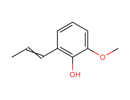 Molecular Structure of 1076-55-7 (2-(1-Propenyl)-6-methoxyphenol)