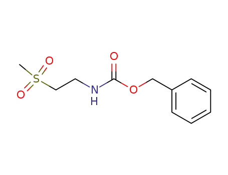 Molecular Structure of 146698-94-4 ([2-(Methylsulfonyl)ethyl]carbamic Acid Benzyl Ester)