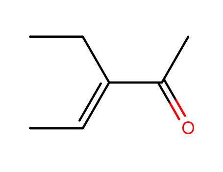 Molecular Structure of 52883-76-8 (3-Penten-2-one, 3-ethyl-, (E)- (9CI))