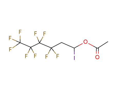 Acetic acid 3,3,4,4,5,5,6,6,6-nonafluoro-1-iodo-hexyl ester