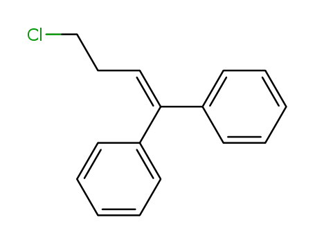 Molecular Structure of 5746-95-2 (1,1'-(4-chloro-1-butenylidene)bisbenzene)