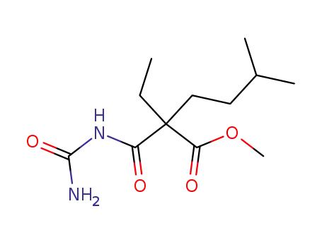 Molecular Structure of 75077-34-8 (diethyl ethylisoamylmalonurate)