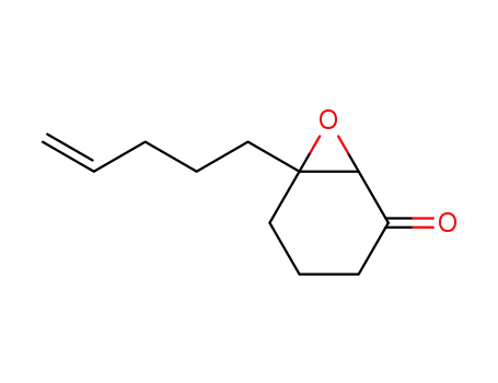 Molecular Structure of 135525-28-9 (6-(4-Pentenyl)-7-oxabicyclo<4.1.0>heptan-2-one)