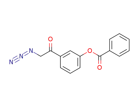 Molecular Structure of 857561-03-6 (2-azido-1-(3-benzoyloxy-phenyl)-ethanone)