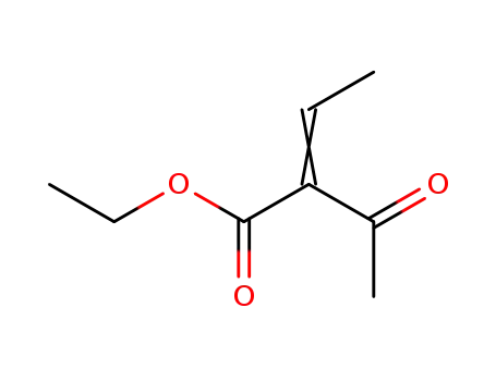 Molecular Structure of 15301-37-8 (2-Butenoic acid, 2-acetyl-, ethyl ester)