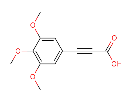 Molecular Structure of 4698-21-9 (2-Propynoic acid, 3-(3,4,5-trimethoxyphenyl)-)