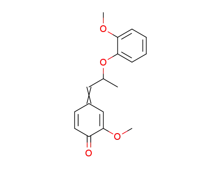 2,5-Cyclohexadien-1-one,
2-methoxy-4-[2-(2-methoxyphenoxy)propylidene]-