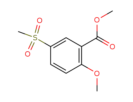 Molecular Structure of 63484-12-8 (Methyl 2-methoxy-5-methylsulfonylbenzoate)