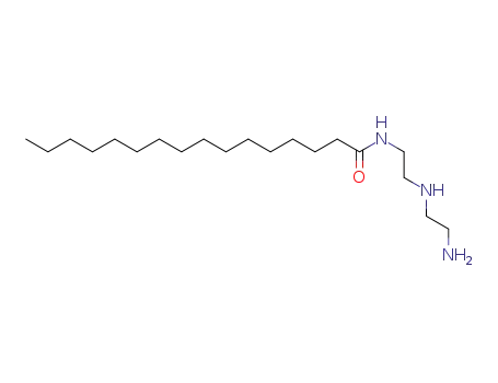 Molecular Structure of 41413-42-7 (N-[2-[(2-aminoethyl)amino]ethyl]hexadecan-1-amide)