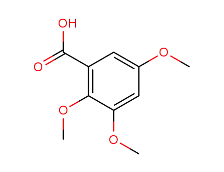 Molecular Structure of 36873-96-8 (2,3,5-triMethoxybenzoic acid)
