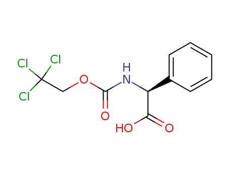 Benzeneacetic acid, a-[[(2,2,2-trichloroethoxy)carbonyl]amino]-,(S)- (9CI)